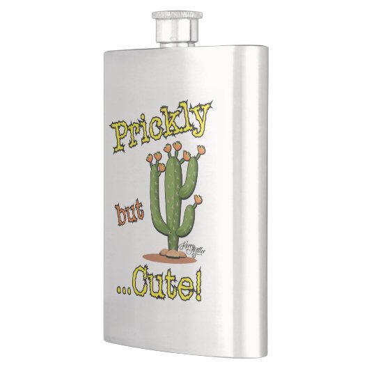 とげだらけの可愛い フラスク (左)