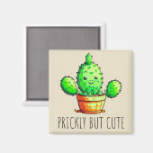 とげだらけの可愛い マグネット (正面/裏面)