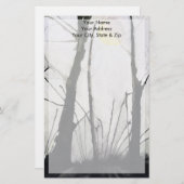 とげだらけの木と満月 便箋 (正面/裏面)