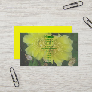 とげのあるなし花ビジネスカード 名刺