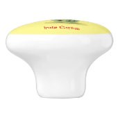 とげのあるイレイトのサボテンThunder_Cove セラミックノブ (側面)