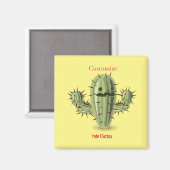 とげのあるイレイトのサボテンThunder_Cove マグネット (正面/裏面)