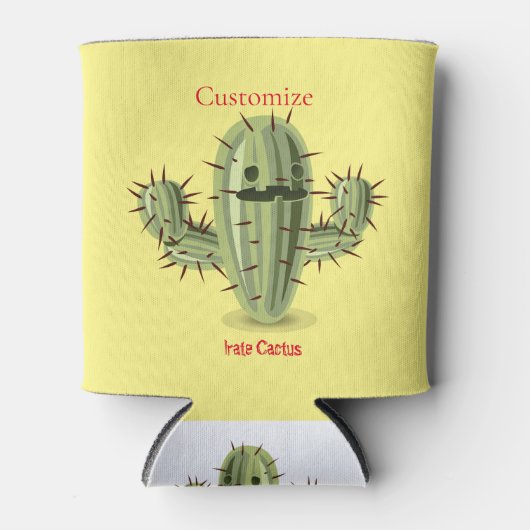 とげのあるイレイトのサボテンThunder_Cove 缶クーラー (正面)