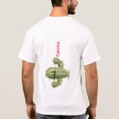 とげのあるイレイトのサボテンThunder_Cove Tシャツ (裏面)