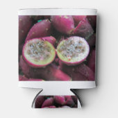 とげのあるナシのサボテンの果実と種子 缶クーラー (正面)