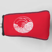 とげのあるロブスターサークルゴルフヘッドカバー ゴルフヘッドカバー (正面)