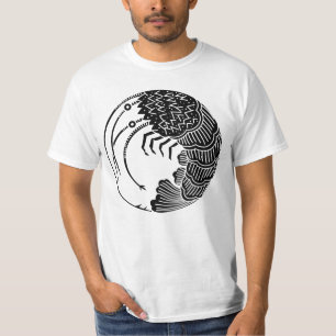 とげのあるロブスター円 Tシャツ