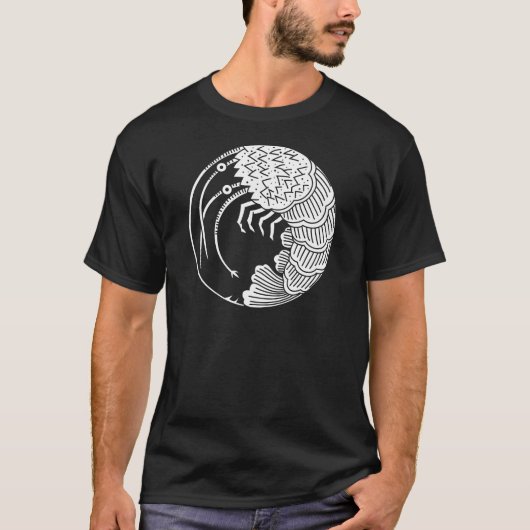 とげのあるロブスター円 Tシャツ (正面)