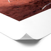 とげのある梨のハート ポスター (角)