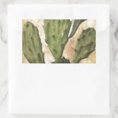 とげのある梨 長方形シール (バッグ)