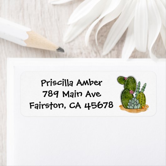 とげのある植物 ラベル (インサイチュ)