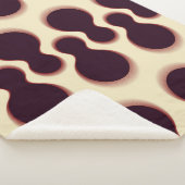 とげのある球形の形状、茶色の陰影のパターン。 シェルパブランケット (3/4)