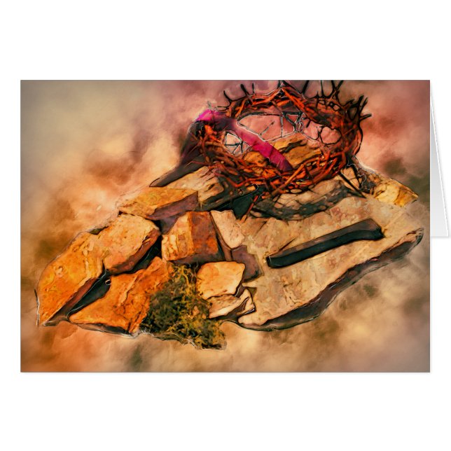 とげの十字 (正面横)