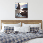 とげの形をしたシースタック |顔ロックウェイサイド、OR キャンバスプリント (インサイチュ (寝室))