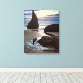 とげの形をしたシースタック |顔ロックウェイサイド、OR キャンバスプリント (インサイチュ (ウッドフロア))