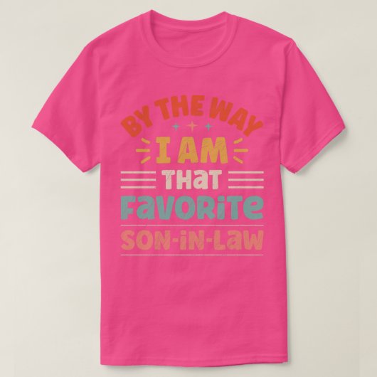 ところで私はあの義理のお気に入りの息子だ Tシャツ (デザイン正面)