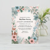 としておもしろい野生の母親の木の森の赤ん坊シャワー 招待状 (スタンド正面)