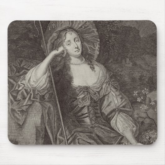 としてCleaveland (1641-1709年)のバーバラの公爵夫人彼女 マウスパッド (正面)