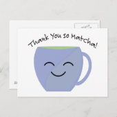 とってもありがとうマッチャ ポストカード (正面/裏面)