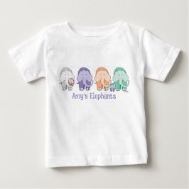 とってもかわいいぞうのTシャツ ベビーTシャツ