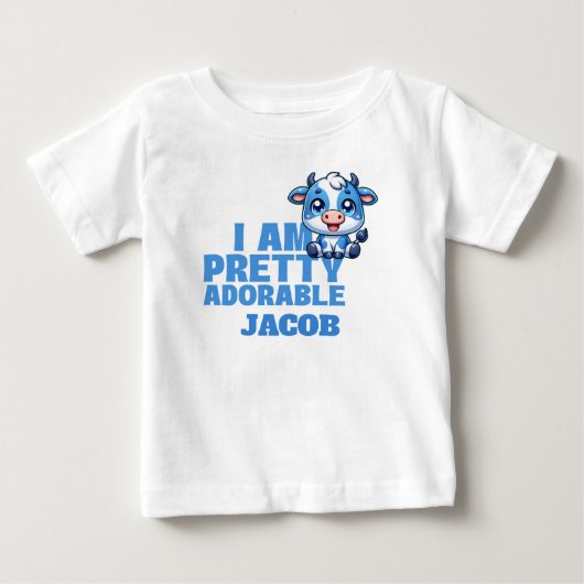 とってもかわいいオリジナルデザイン ベビーTシャツ (正面)