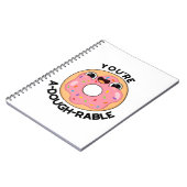 とってもかわいいドーナツのユーモア ノートブック (左側)