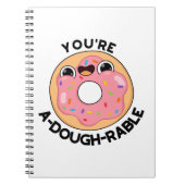とってもかわいいドーナツのユーモア ノートブック (正面)