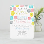 とってもかわいいベビーシャワーの招待状 招待状 (スタンド正面)