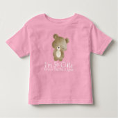 とってもかわいいママとパパまたやったよ！幼児用Tシャツ トドラーTシャツ (正面)