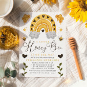 とってもかわいい小さなハチさんがやってくる ベビーシャワー 招待状