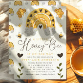 とってもかわいい小さなハチさんがやってくる ベビーシャワー 招待状