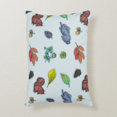 とってもかわいい森の動物たち 秋の花 アクセントクッション (正面(垂直))
