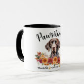 とってもかわいい犬に感謝 マグカップ (正面左)