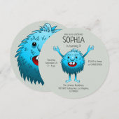 とってもかわいい生き物 招待状 (正面/裏面)