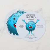 とってもかわいい生き物 招待状 (正面/裏面)