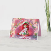 とってもかわいい赤ちゃんがもうすぐ生まれます！ 招待状 (正面)