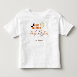 とってもかわいい、怖いくらい ハロウィンのおばけ ガールズの初めてのハロウィン トドラーTシャツ