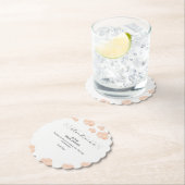 とってもかわいい！ 雲の上のプリンセスのような ブライダルシャワーのデコレーション ペーパーコースター (インサイチュ)