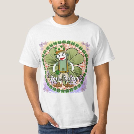 とってもアイリッシュ ソックモンキー Tシャツ (正面)