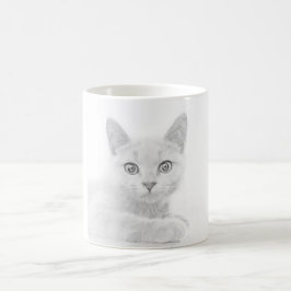 とってもキュートな子猫の肖像写真 コーヒーマグカップ