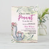 とってもキュートな赤ちゃん象がやってくる 招待状 (スタンド正面)