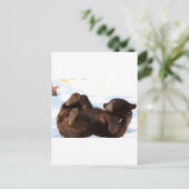 とってもクマさんな1日を！ ポストカード (スタンド正面)