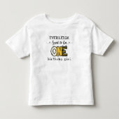 とってもスイートなお花の1歳の誕生日 トドラーTシャツ (正面)