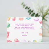 とってもスイートなお誕生日 サンキューカード (スタンド正面)