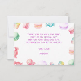 とってもスイートなお誕生日 サンキューカード