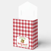 とってもスイートなイチゴのテーマのベビーシャワー フェイバーボックス (オープン)