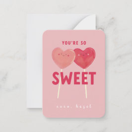 とってもスイートなキッズ教室バレンタイン ノートカード