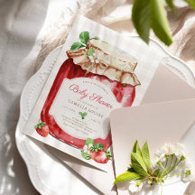 とってもスイートなストロベリージャム ピンクのベイビーシャワー