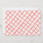 とってもスイートなストロベリー レッド 1歳の誕生日写真 招待状 (裏面)