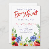 とってもスイートなパーティーの招待状 招待状 (正面/裏面)